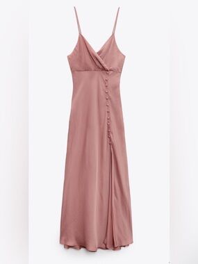 Zara Satin Dress NWT